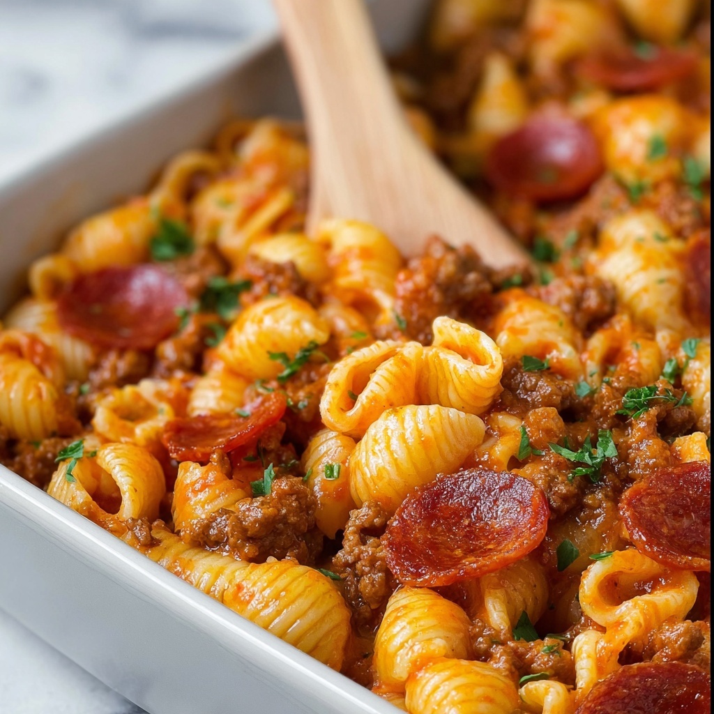 One-Pot Pizza Pasta Recipe - Recipe Image