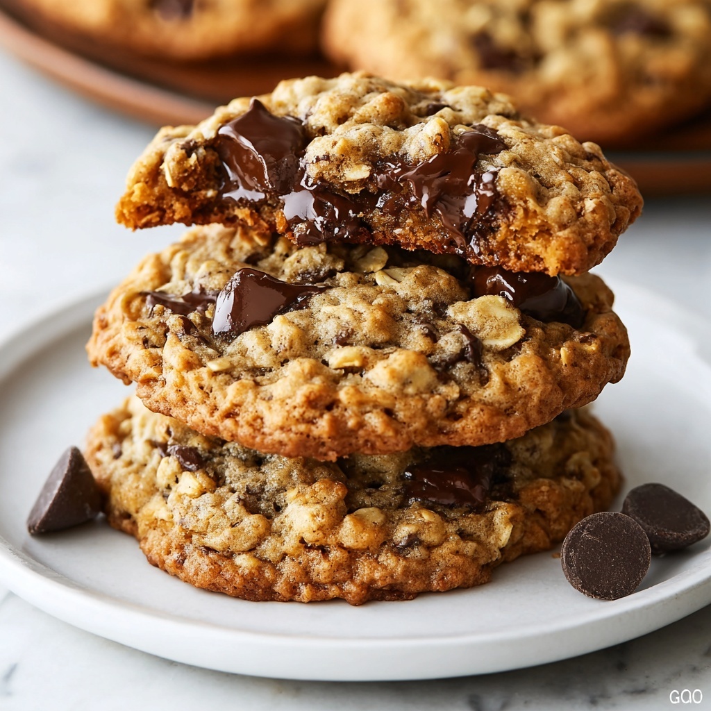 Best Oatmeal Chocolate Chip Cookie Recipe - Recipe Image