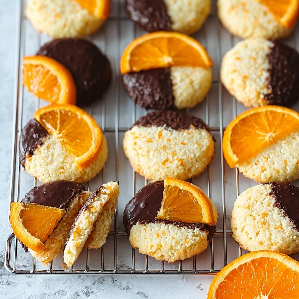 Chocolate Dipped Orange Shortbread Cookies That Brighten Your Holidays Recipe - Recipe Image