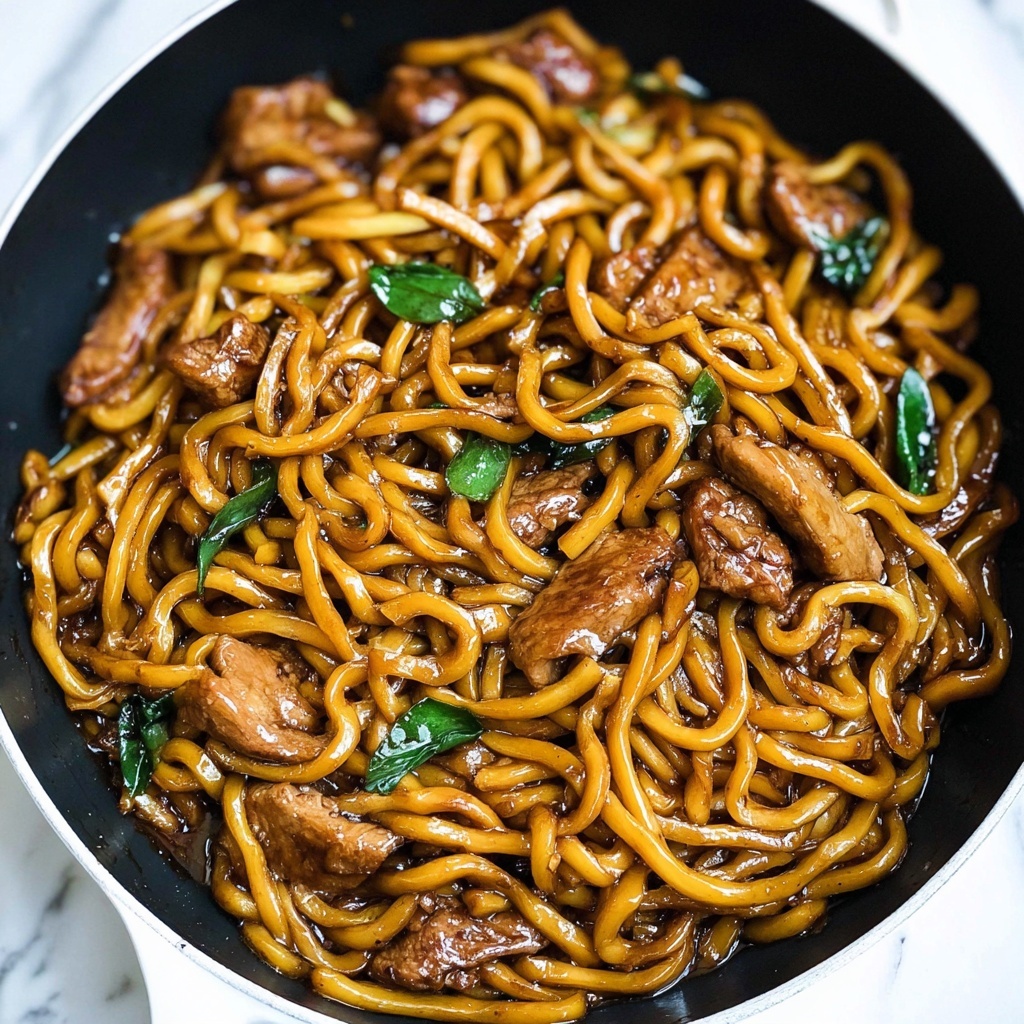 Three Cup Chicken Noodles Recipe - Recipe Image