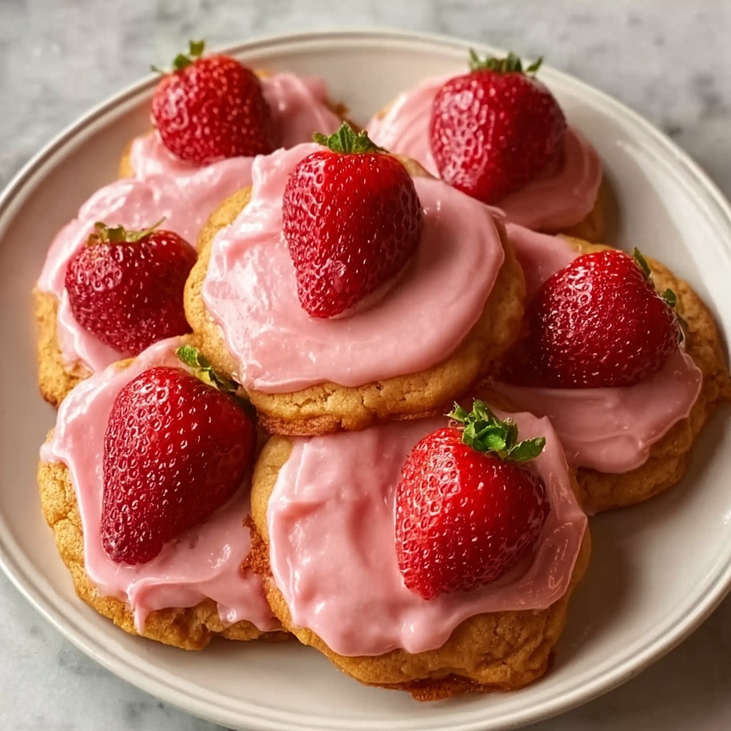 Strawberry Sugar Cookies Recipe - Recipe Image