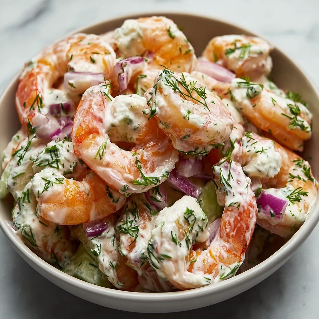 Creamy Deli Shrimp Salad You'll Love to Make Ahead Recipe - Recipe Image