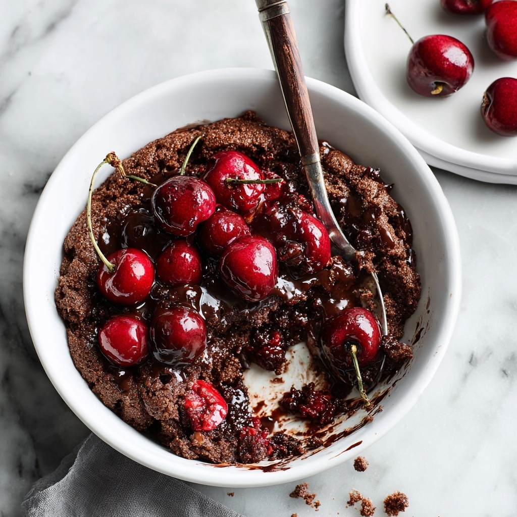 Chocolate Cherry Dump Cake Recipe - Recipe Image