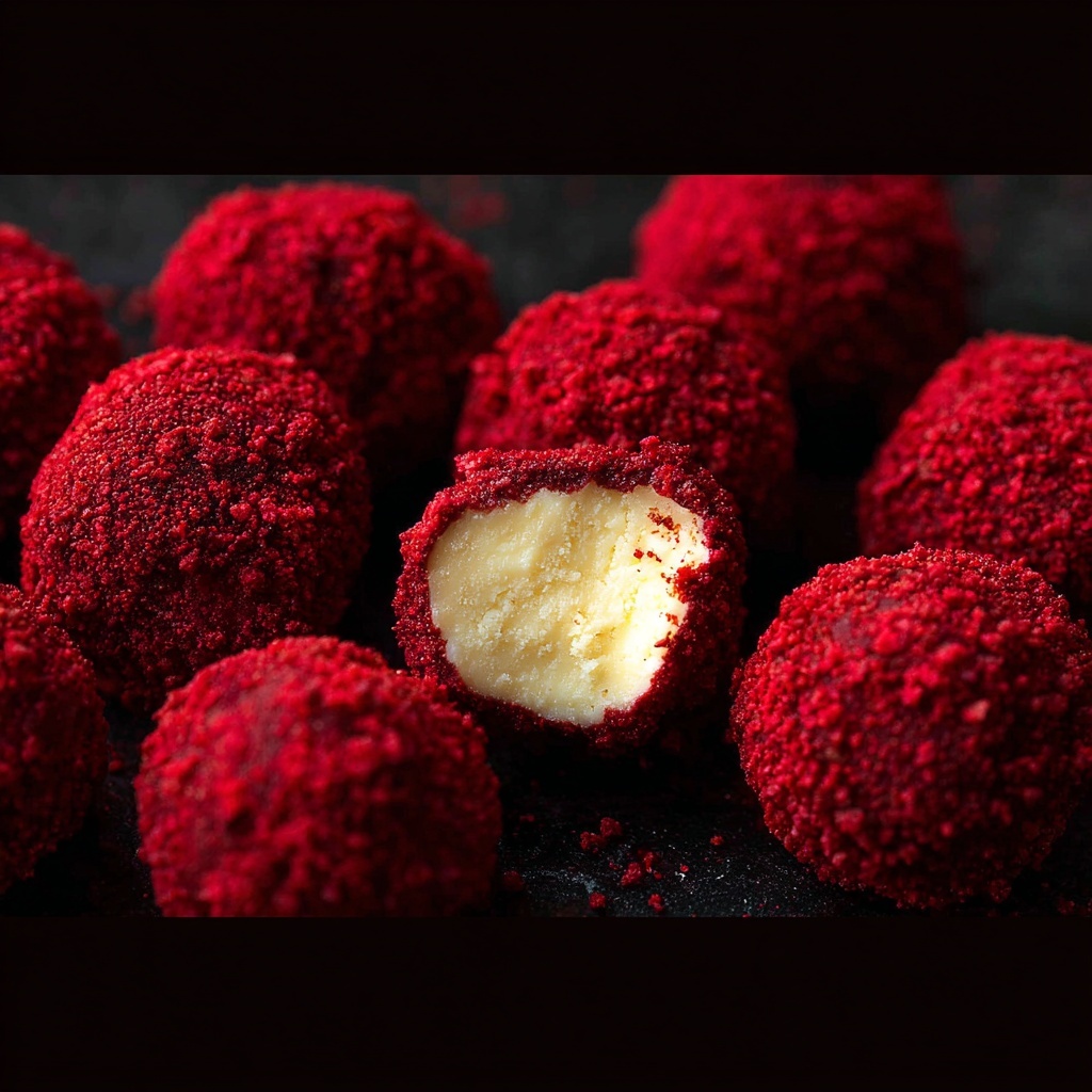 Red Velvet Cheesecake Bites Recipe - Recipe Image