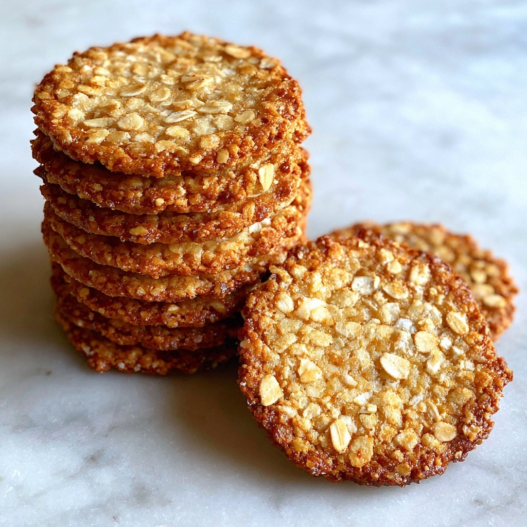 Oatmeal Lace Cookies Recipe - Recipe Image