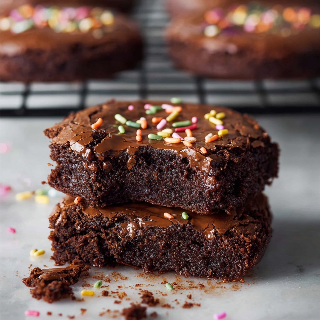 Fudgy Cosmic Brownie Cookies Recipe - Recipe Image