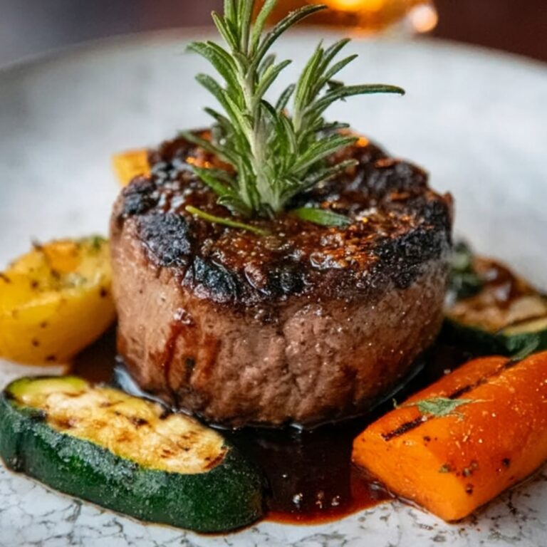 Butter-Basted Filet Mignon with Rosemary Recipe