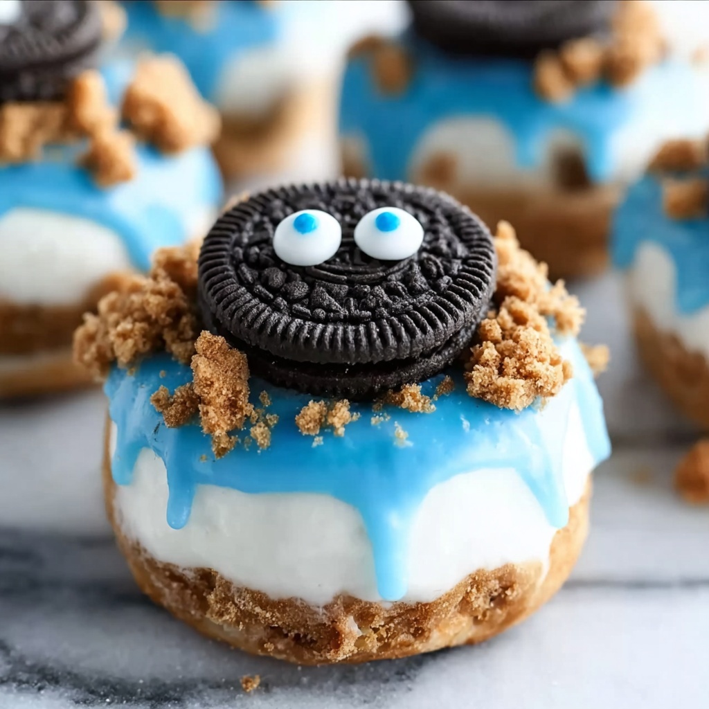 Cookie Monster Cinnamon Rolls Recipe - Recipe Image