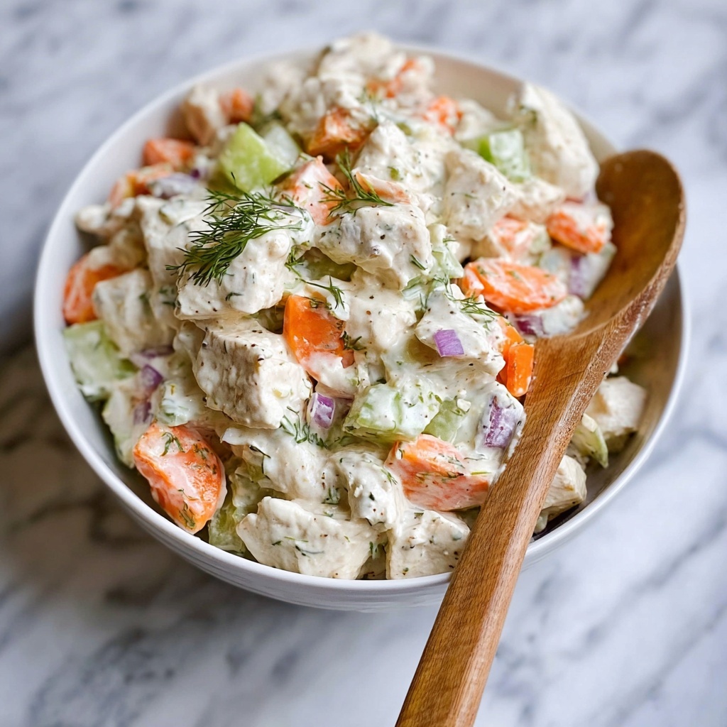 Creamy Crab Salad with Dill and Lemon Recipe - Recipe Image