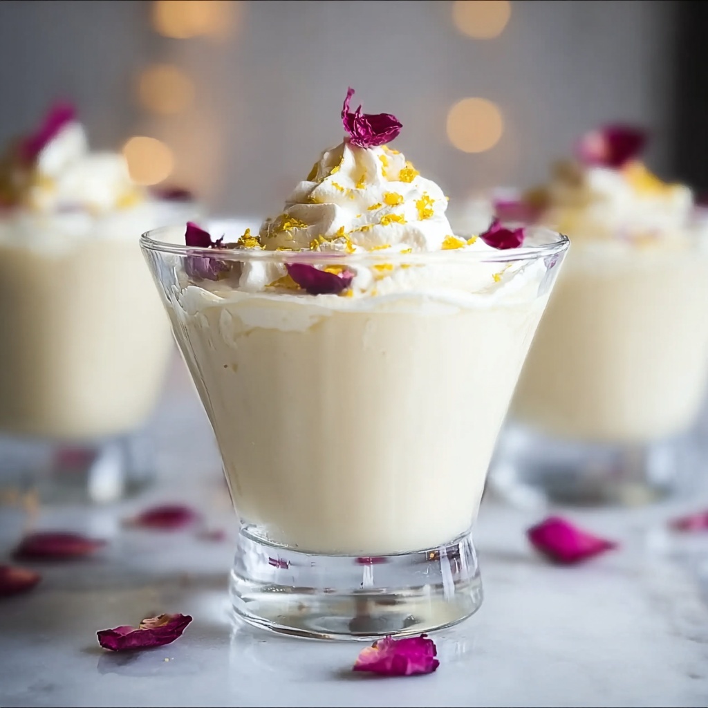 Creamy Ras Malai Mousse: An Eggless Delight Recipe - Recipe Image