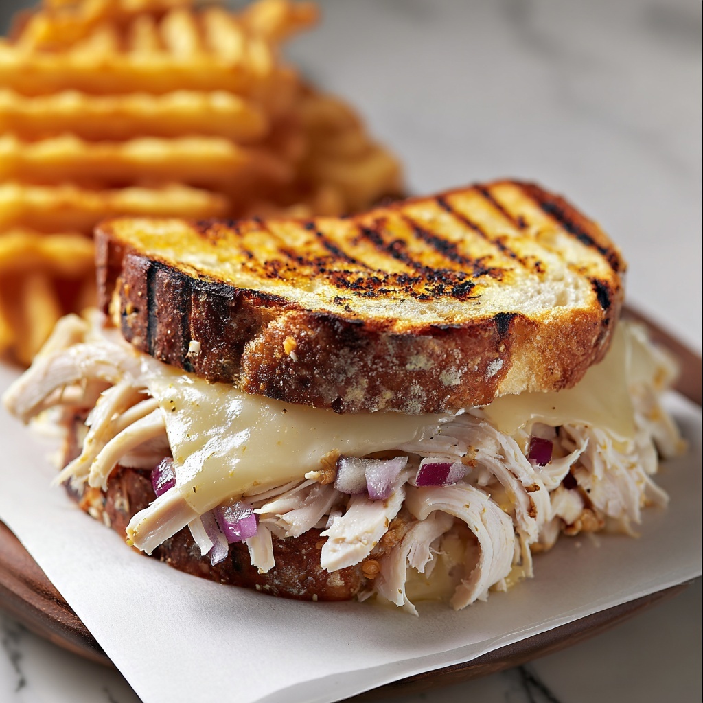 Grilled Turkey Reuben Sandwich Recipe - Recipe Image