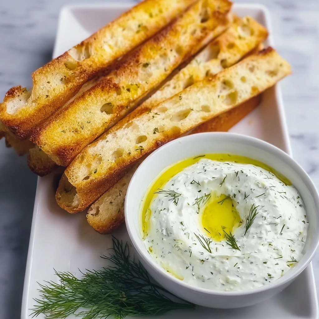 Pita Fries with Tzatziki Recipe - Recipe Image