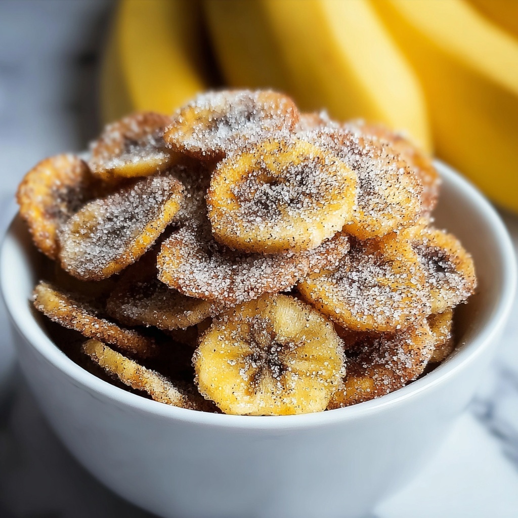 Cinnamon Sugar Banana Chips: A Delicious and Healthy Snack Recipe - Recipe Image