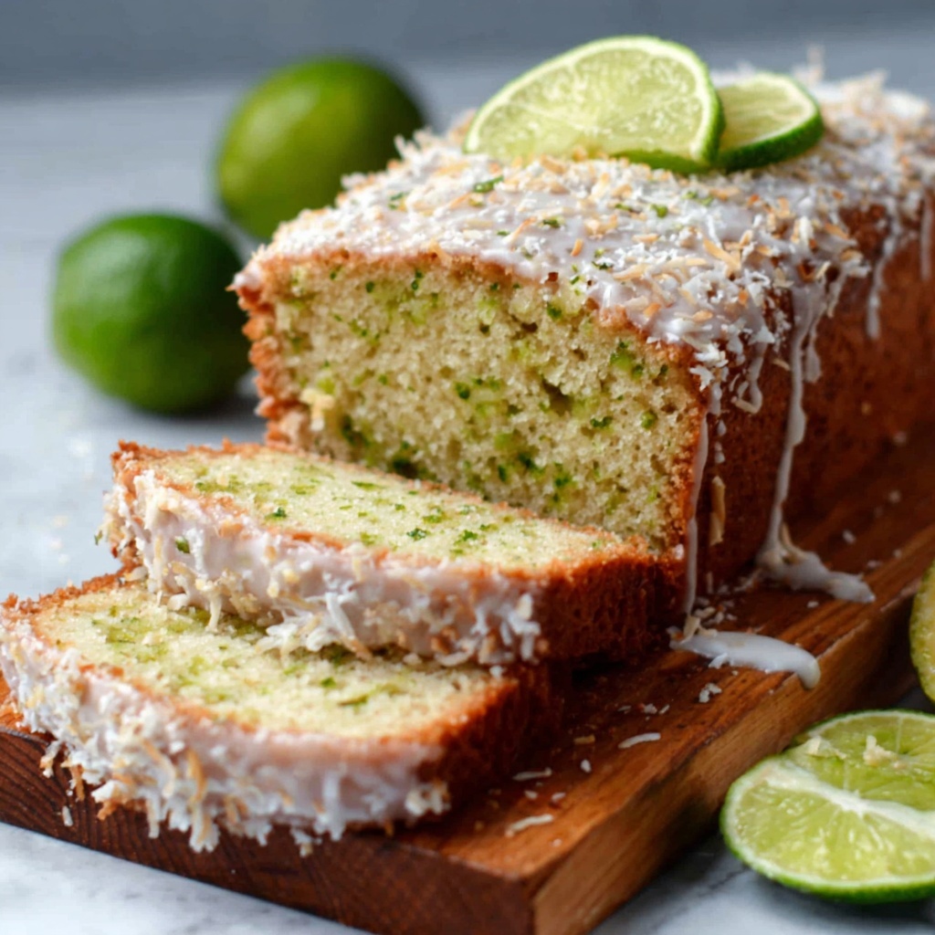 Coconut Lime Mini Loaf Cakes Recipe - Recipe Image