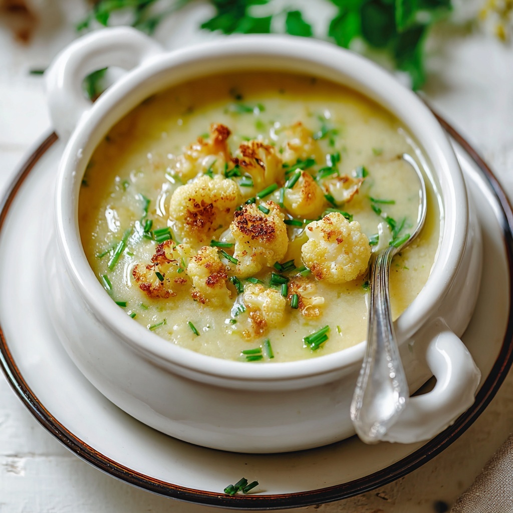 Roasted Cauliflower Soup Recipe - Recipe Image
