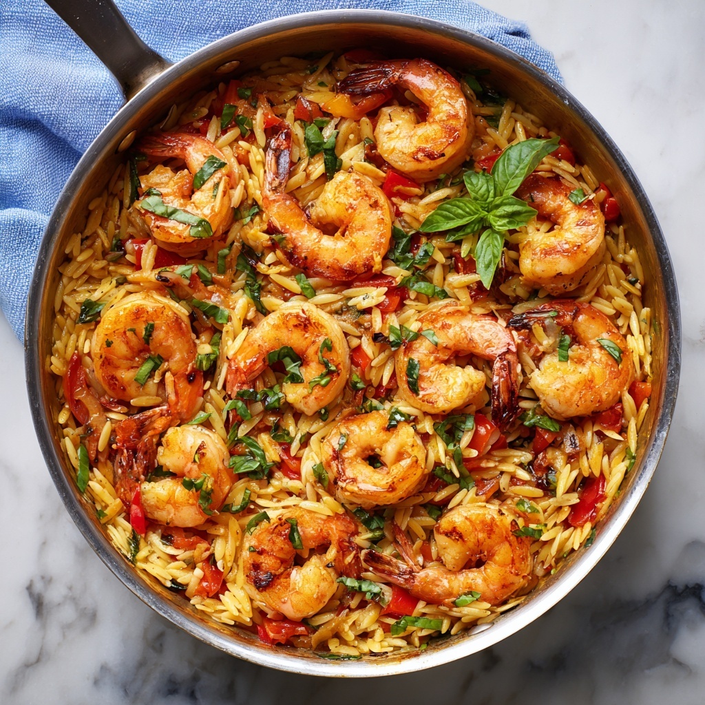 One-Pot Marry Me Shrimp and Orzo Pasta Recipe - Recipe Image