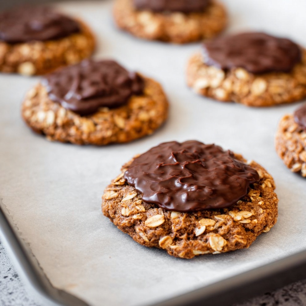 No Bake Nutella Oatmeal Cookies Recipe - Recipe Image