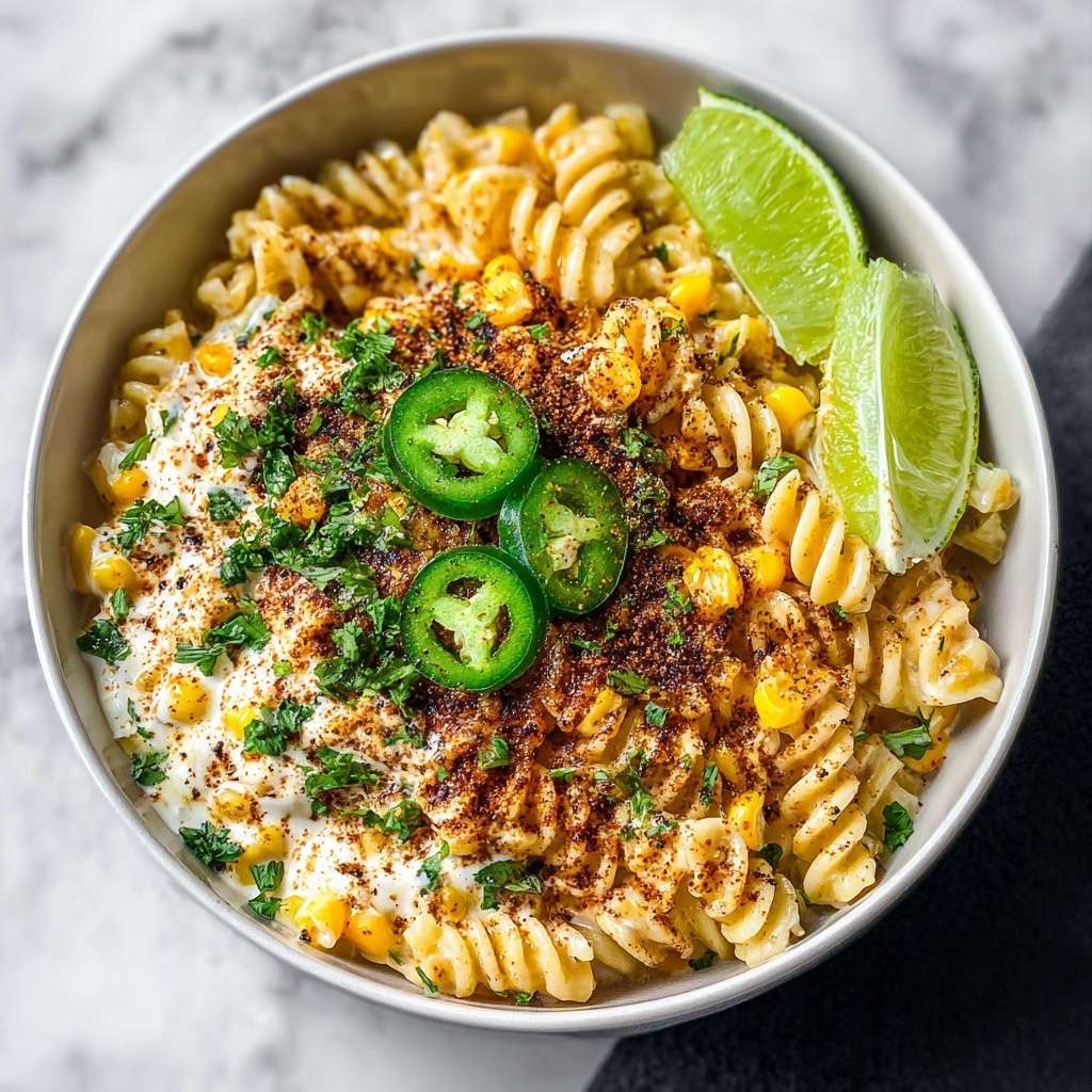 Mexican Street Corn Pasta Salad Recipe - Recipe Image