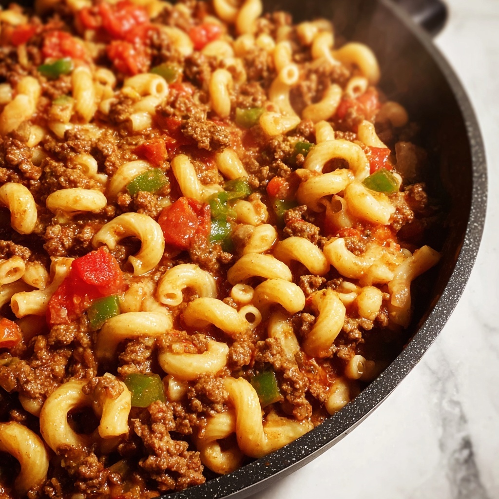 Crockpot Goulash with Uncooked Macaroni Recipe - Recipe Image