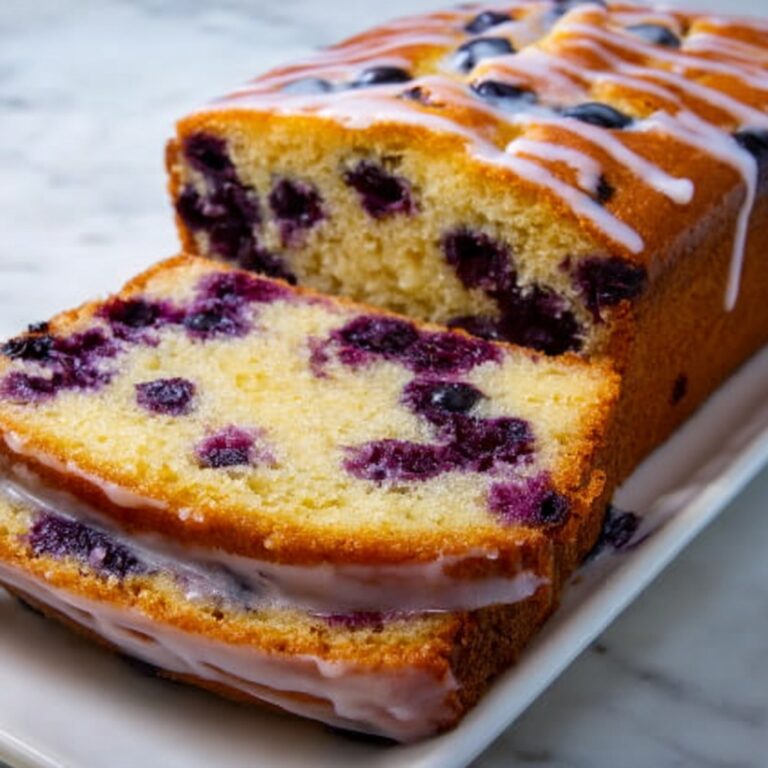 Blueberry Lemon Bread with Lemon Glaze Recipe