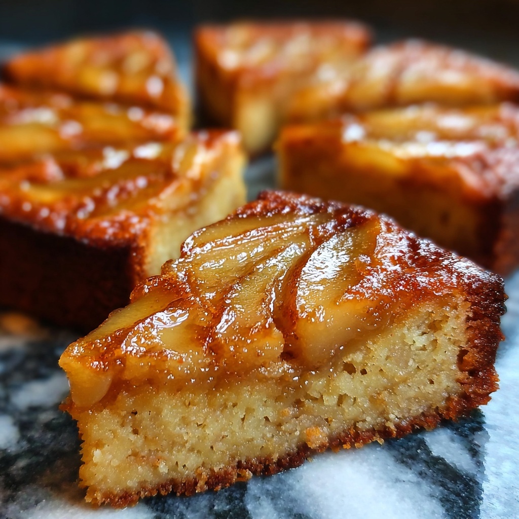 Pear Cardamom Blondies Recipe - Recipe Image