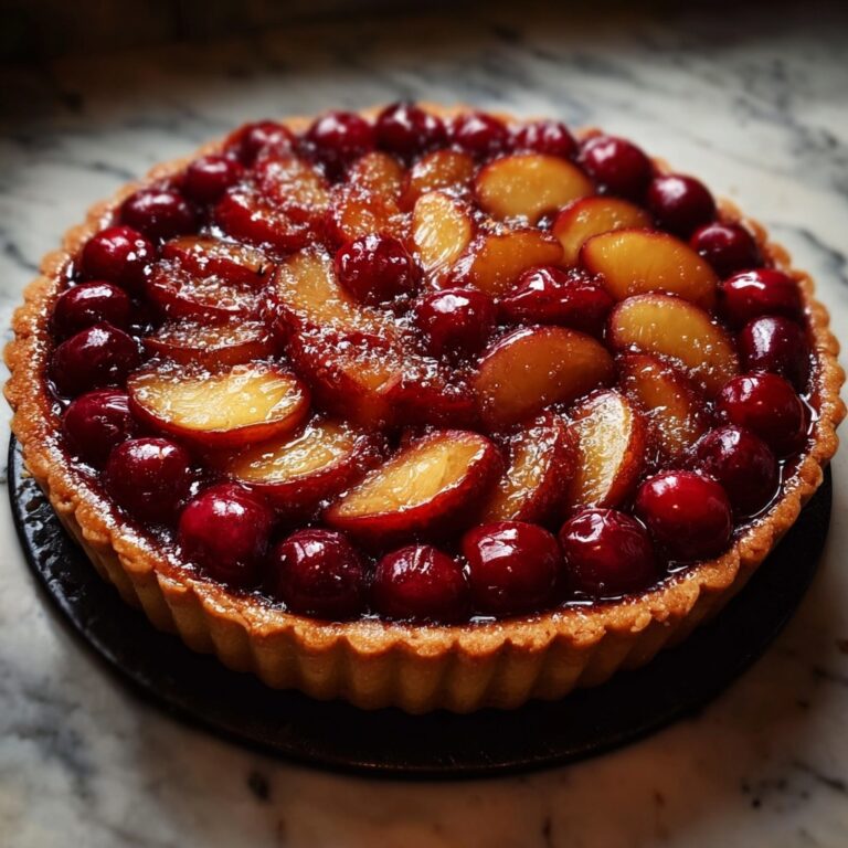 Spiced Cranberry Pear Tart Recipe