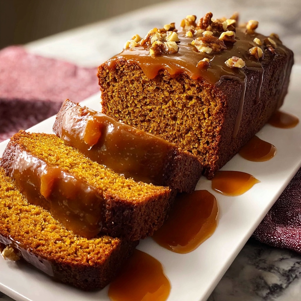 Maple Glazed Pumpkin Loaf Recipe - Recipe Image