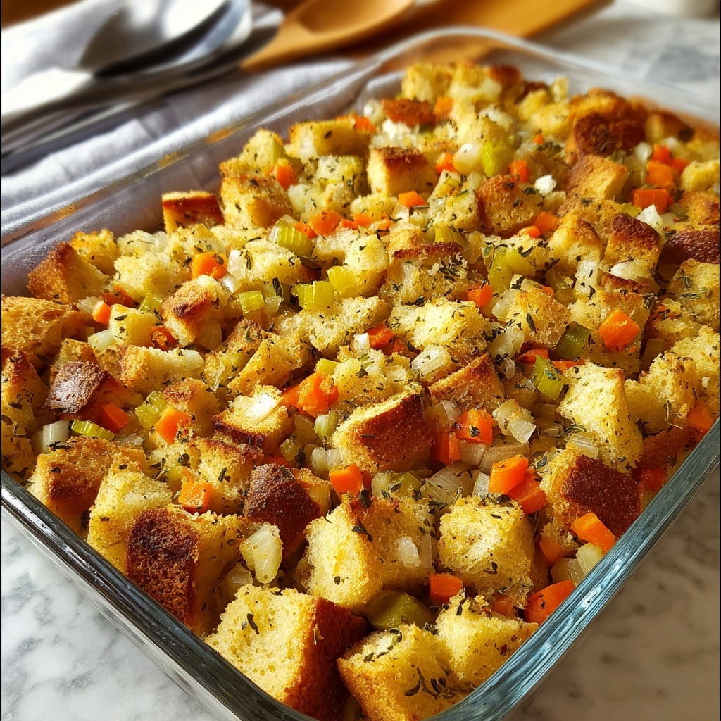 Vegan Stuffing: 7 Comforting Secrets for a Delicious Holiday Recipe - Recipe Image