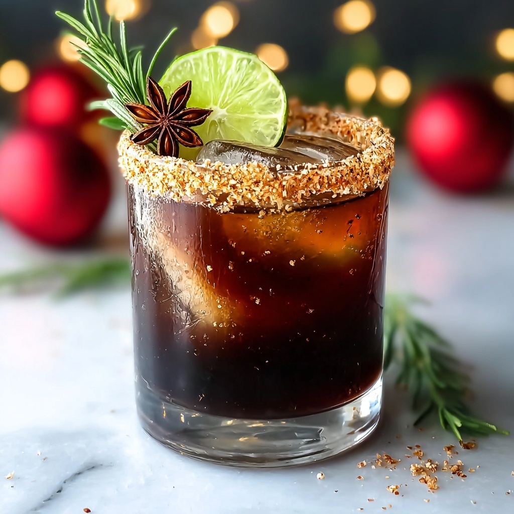 Spiced Winter Margarita with Pomegranate, Orange, and Warm Spices Recipe - Recipe Image