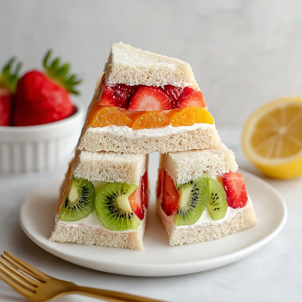 Japanese Fruit Sandwich Recipe - Recipe Image