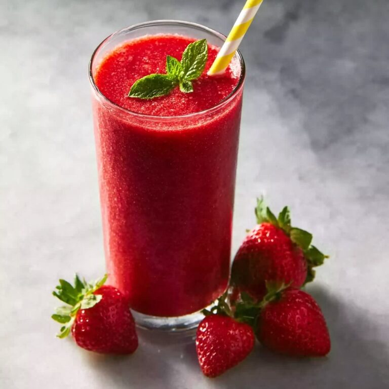 Fresh Strawberry Beet Glow Smoothie Recipe