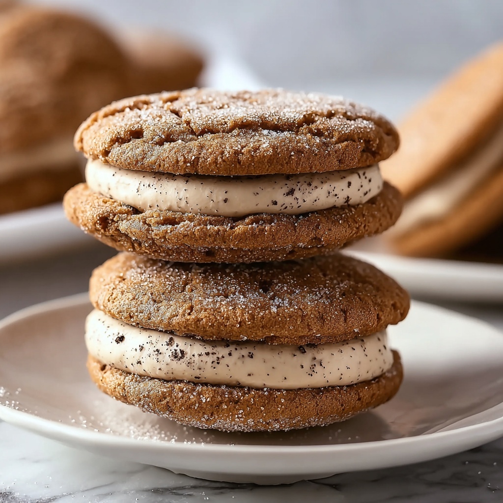 Molasses Cream Pie Cookies Recipe - Recipe Image