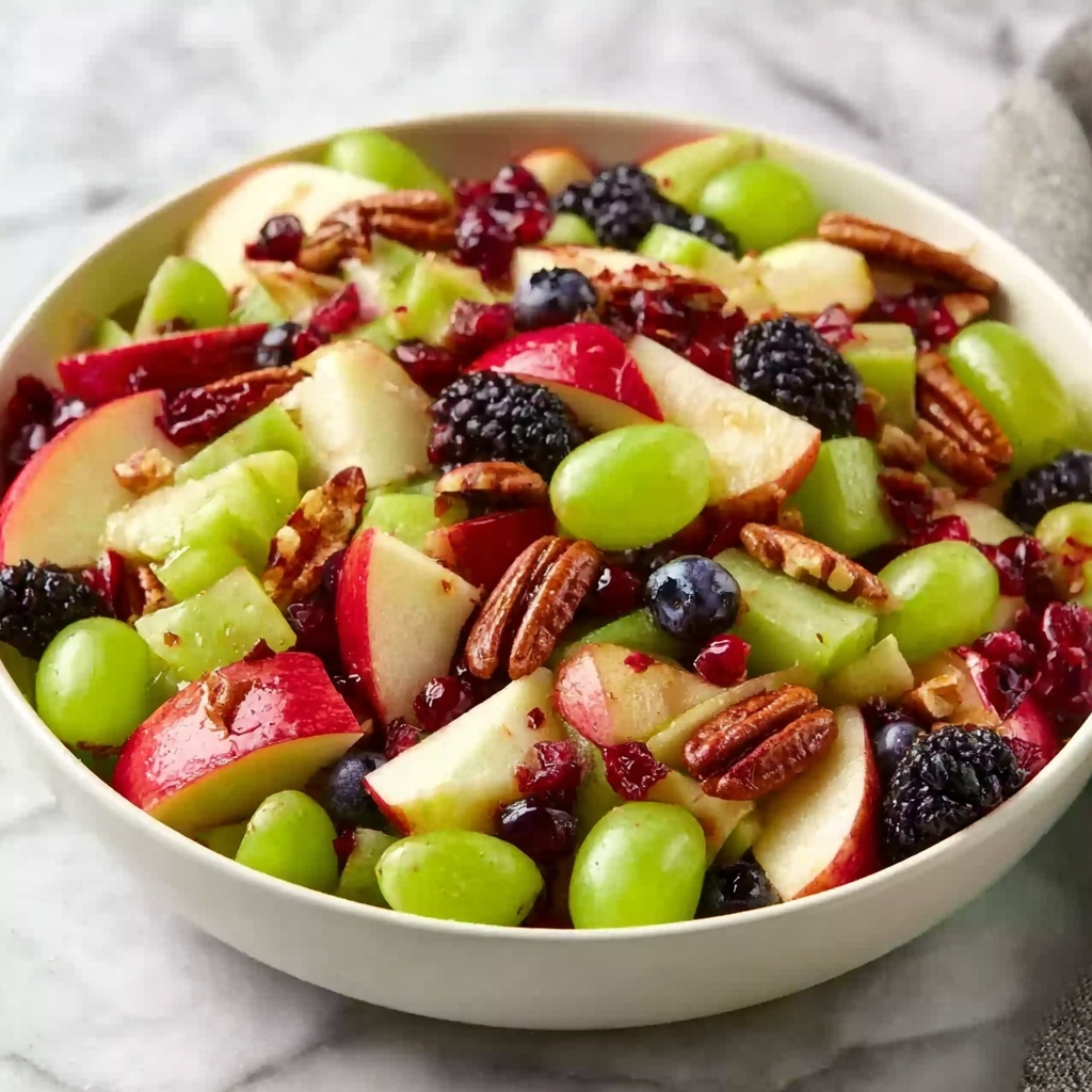 Fall Fruit Salad with Honey-Cinnamon Dressing Recipe - Recipe Image