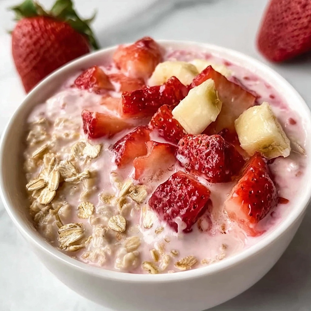 Strawberry Rhubarb Oatmeal Recipe - Recipe Image