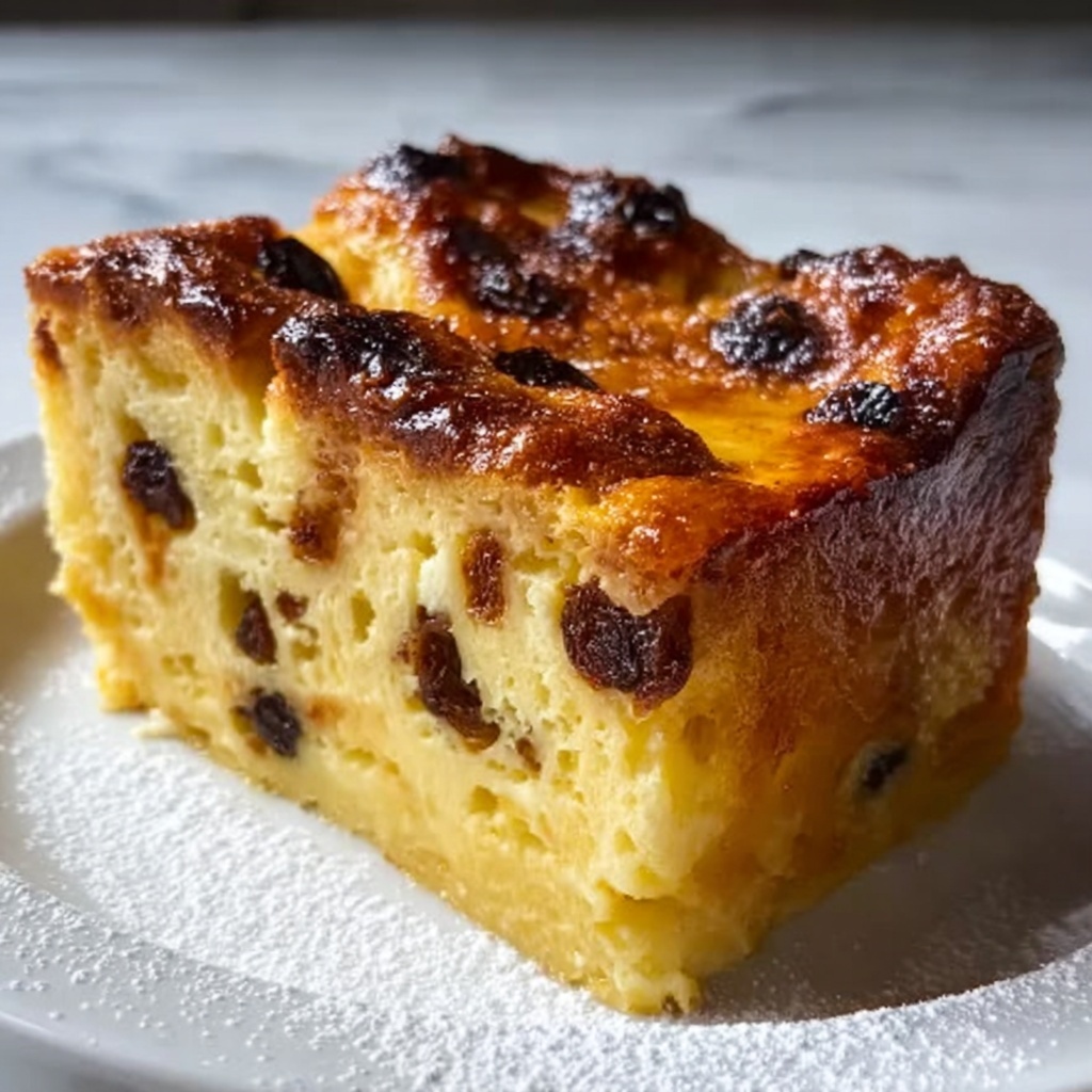 Gluten-Free Bread Pudding with Raisins Recipe - Recipe Image