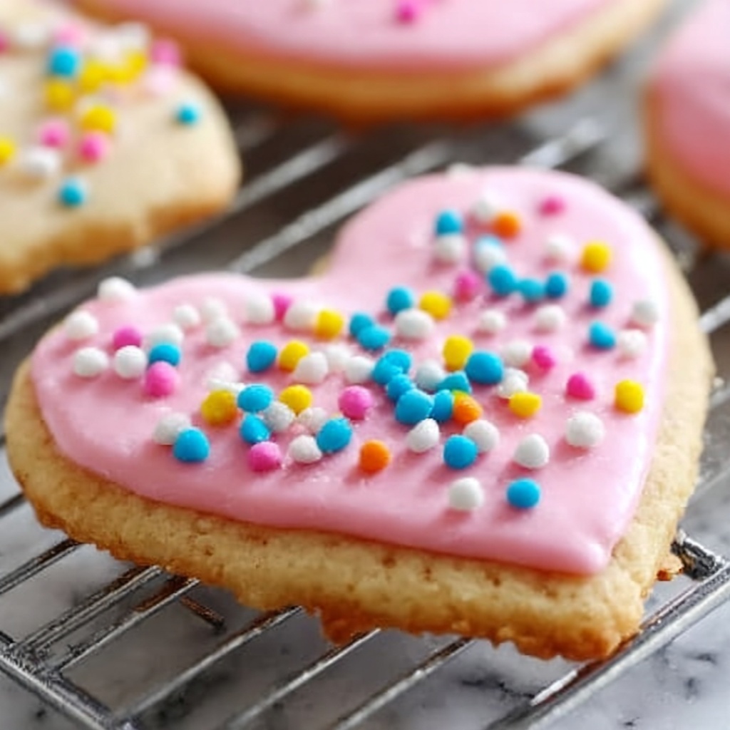 Homemade Sugar Cookies with Royal Icing and Sprinkles Recipe - Recipe Image