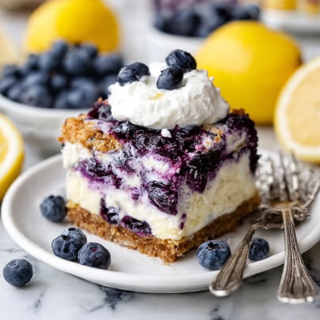 Lemon Blueberry Icebox Cake Recipe - Recipe Image