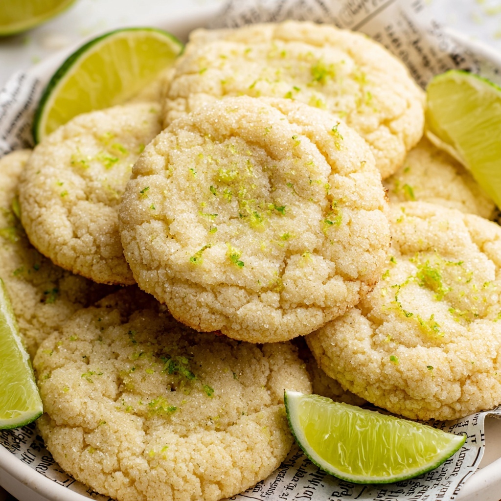 Vegan Key Lime Cookies Recipe - Recipe Image