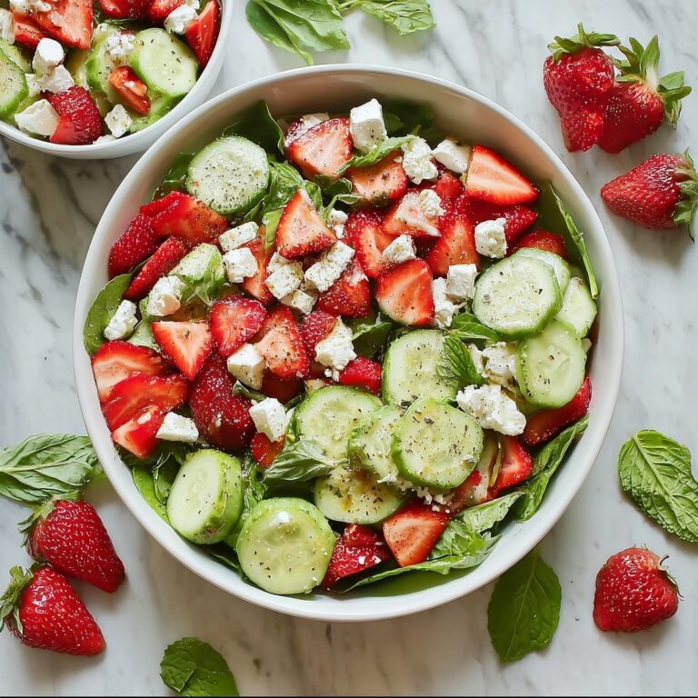 Refreshing Strawberry Cucumber Salad for Your Summer Feasts Recipe