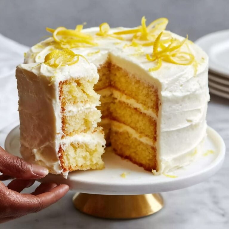 Lemon Velvet Cake with Lemon Cream Cheese Frosting Recipe