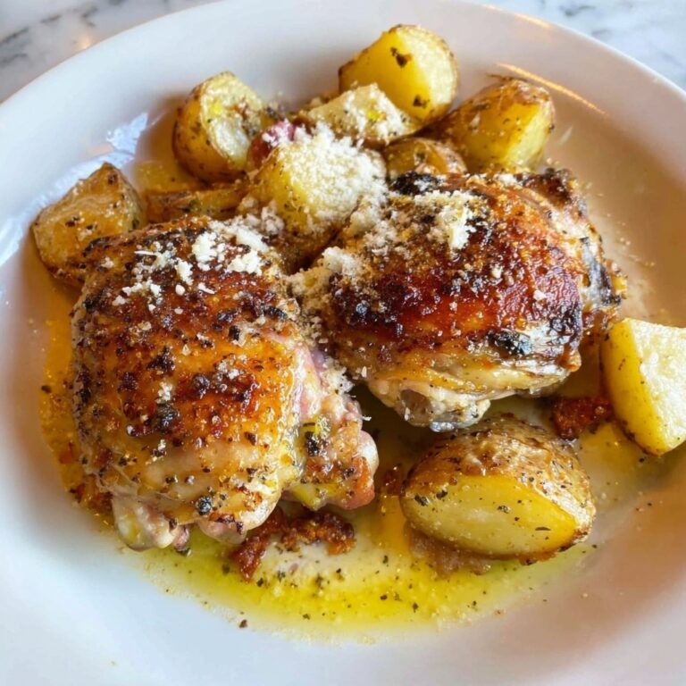 Garlic Parmesan Chicken and Potatoes: 7 Comforting Steps Recipe