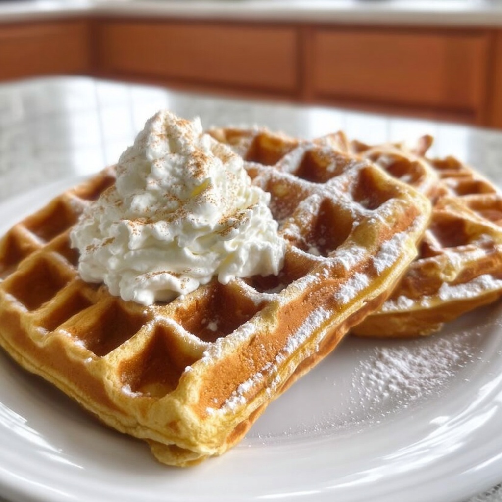 Eggnog Waffles: 5 Festive Flavors to Savor This Holiday Recipe - Recipe Image