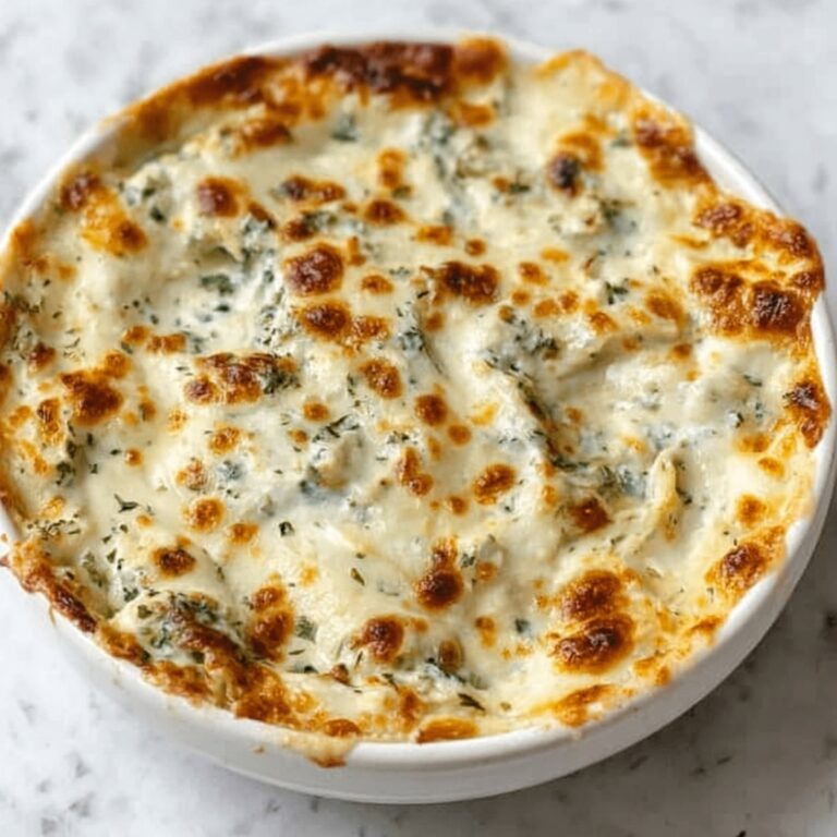 Three-Cheese Spinach Artichoke Dip Recipe