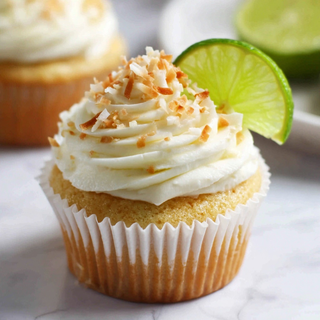 Coconut Lime Cupcakes Recipe - Recipe Image