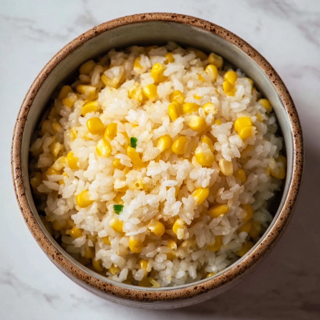 Irresistibly Creamy Japanese Corn Rice Recipe - Recipe Image