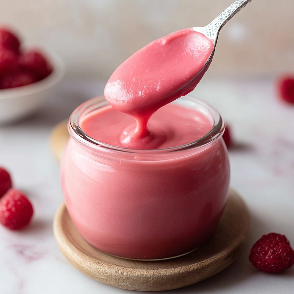 Vegan Raspberry Lemon Curd (No Eggs) Recipe - Recipe Image