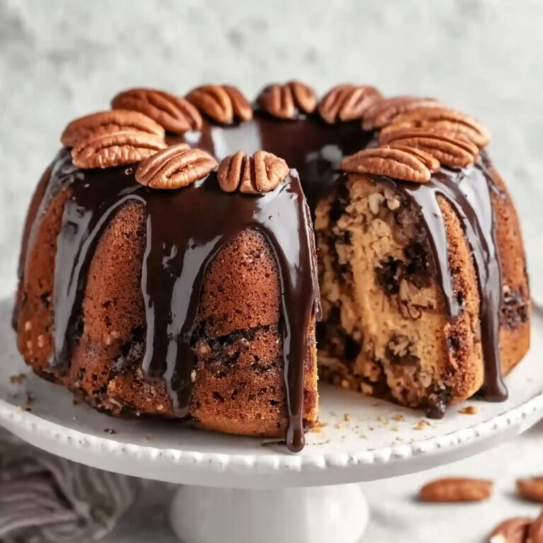 Decadent German Chocolate Pecan Pound Cake Delight Recipe