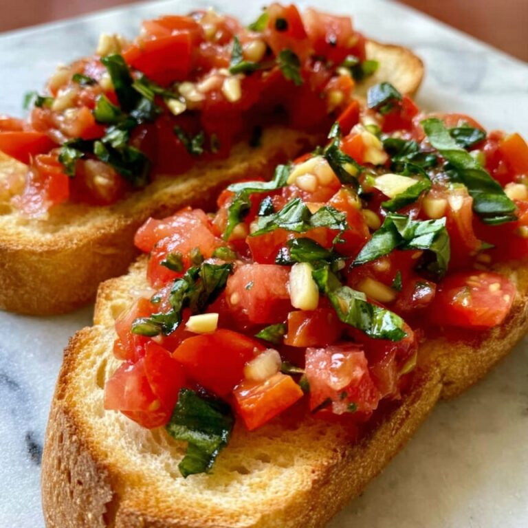Bruschetta with Tomato & Basil Recipe