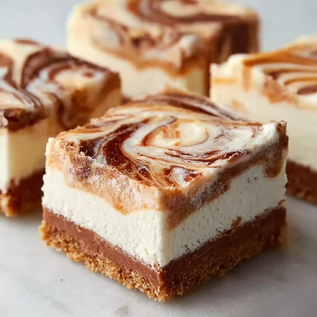 Blender Cinnamon Roll Cheesecake Bars Recipe - Recipe Image