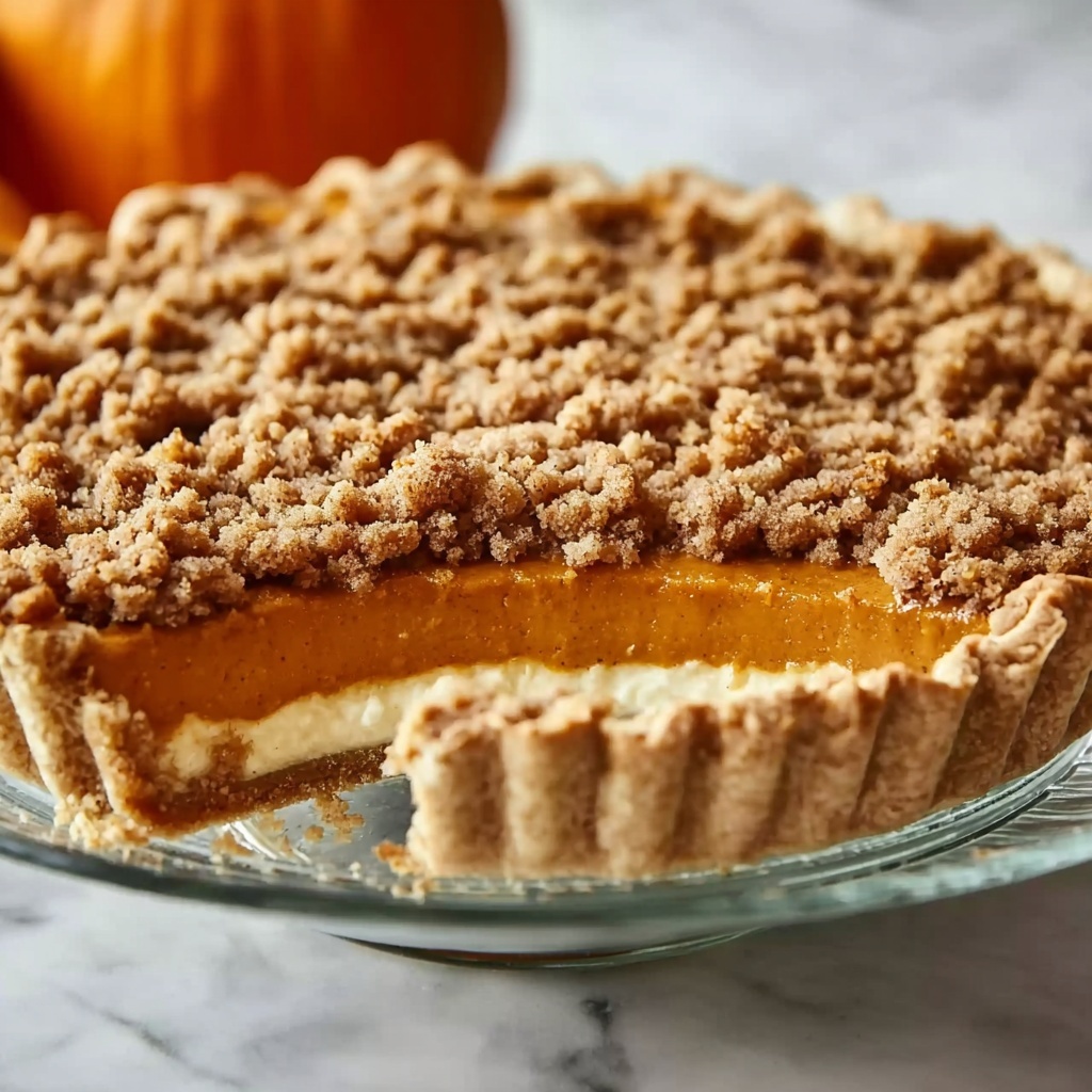 Milk Bar Pumpkin Pie with Laminated Cornmeal Crust, Salted Caramel, and Pumpkin Ganache Recipe - Recipe Image